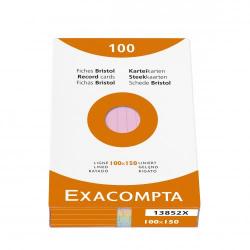 Cheap Stationery Supply of Exacompta Record Cards Lined100X150MM AS Office Statationery