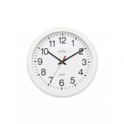 Cheap Stationery Supply of Acctim Controller Wall Clock Silent Sweep 368mm White 93/704 67337AT Office Statationery