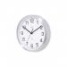 Acctim Mason Wall Clock Radio Controlled 250mm Aluminium 74337 67400AT