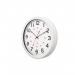 Acctim Controller Wall Clock Radio Controlled 300mm White 74172 67407AT