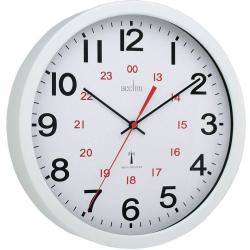 Cheap Stationery Supply of Acctim Controller Wall Clock Radio Controlled 300mm White 74172 67407AT Office Statationery