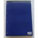 The photograph shows a pack of 5 blue ValueX A4 refill pads. Each pad has 320 ruled pages. The pads have a professional and practical design, perfect for writing notes or taking down important information.