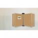 The picture shows a wall-mounted structure designed for flipping boards, specifically for Bi-Silque drywipe accessories. The structure has a sleek and modern design, with a magnetic surface for easy attachment of the flip boards. It appears sturdy and functional, perfect for any office or classroom setting. The Bi-Office branding can be seen on the structure, along with the model name, RPA01001 68608BS. The accessories are not shown in the picture, allowing for easy customization and personalization of the flipping boards according to individual needs.