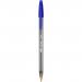 Bic Cristal Ballpoint Pen 1.6mm Tip 0.42mm Line Blue (Pack 50) - 880656 68611BC