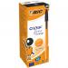 Bic Orange Ballpoint Pen 0.8mm Tip 0.30mm Line Black (Pack 20) - 1199110114 68688BC