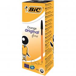 Cheap Stationery Supply of Bic Orange Ball Pen Fine Bk Pack of 20 Office Statationery