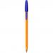Bic Orange Ballpoint Pen 0.8mm Tip 0.30mm Line Blue (Pack 20) - 1199110111 68695BC