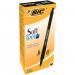 Bic SoftFeel Clic Retractable Ballpoint Pen 1mm Tip 0.32mm Line Black (Pack 12) - 8373971 68744BC