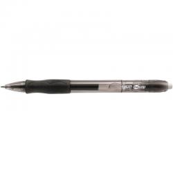 Cheap Stationery Supply of Bic Gel-ocity Grip Retractable Gel Rollerball Pen 0.7mm Tip 0.3mm Line Black (Pack 12) 68765BC Office Statationery