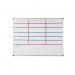 The photo features a Bi-Silque Drywipe Accessories Bi-Office Magnetic Planning Kit. The kit is designed to be used on metal surfaces and magnetic whiteboards. It includes various accessories such as markers, pins, and a magnetic eraser for easy planning and organization. The kit has a sleek and modern design, with vibrant colors and easy-to-use features. It is perfect for offices, classrooms, and other workspaces that require efficient planning and scheduling tools. The magnetic backing allows for secure placement and easy portability, while the durable materials ensure long-lasting use. Overall, the photo showcases a convenient and practical planning kit that is essential for any busy environment.