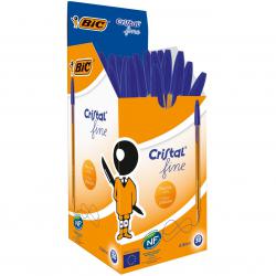 Cheap Stationery Supply of Bic Cristal Ball Pen Fine Bl Pack of 50 Office Statationery