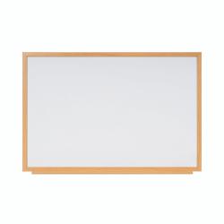 Cheap Stationery Supply of Bi-Office Earth-It Non Magnetic Melamine Whiteboard Oak Wood Frame 900x600mm 68909BS Office Statationery