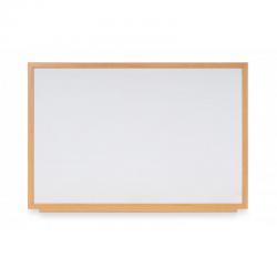 Cheap Stationery Supply of Bi-Office Earth-It Non Magnetic Melamine Whiteboard Oak Wood Frame 2400x1200mm 68923BS Office Statationery