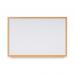 Bi-Office Earth-It Non Magnetic Melamine Whiteboard Oak Wood Frame 2400x1200mm - MB86002319 68923BS
