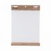 This image shows a pack of six Bi-Silque flipchart pads in A1 size with 20 sheets each. The pads are made from recycled materials and have convenient self-stick capabilities. The tabletop design allows for easy use in meetings or presentations.