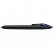 Bic 4 Colours Pro Ballpoint Pen 1mm Tip 0.32mm Line Black Barrel BlackBlueGreenRed Ink (Pack 12) - 982869 69101BC