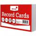 ValueX Record Cards Plain 127x76mm White (Pack 100) - 753 70449SC
