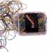 The image shows a variety of ValueX rubber bands in assorted sizes and vibrant colors. The package contains 75g of elastic bands. Perfect for organizing and securing items at home, school, or office.