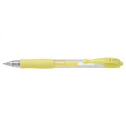 Cheap Stationery Supply of G207 Pastel Yellow Gel Retrtble Pack of 12 Office Statationery