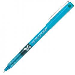Cheap Stationery Supply of Pilot V5 Hi-Tecpoint Liquid Ink Rollerball Pen 0.5mm Tip 0.3mm Line Light Blue (Pack 12) 70736PT Office Statationery