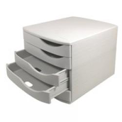 Cheap Stationery Supply of Jalema 5 Drawer Set Closed Light Grey 71681PL Office Statationery