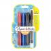 Paper Mate InkJoy 100 Ballpoint Pen 1.0mm Tip 0.7mm Line BlackBlueRed (Pack 8) - 1956745 72976NR