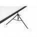 The Bi-Silque Projector Screens Bi-Office Portable Tripod Projection Screen is a sleek and compact option for presentations. The screen measures 1250x1250mm and has a sharp black border and housing. Its easy setup and sleek design make it a convenient choice for on-the-go presentations.