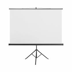 Cheap Stationery Supply of Bi-Office Portable Tripod Projection Screen 1250x1250mm Black Border Black Housing 73109BS Office Statationery
