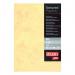 The image shows a pack of A4 sized Apli Prestige & Letterhead Paper DECAdry Parchment Paper with a luxurious champagne color. The paper has a weight of 95gsm and comes in a pack of 100 sheets. The design features a subtle parchment texture, making it perfect for professional documents and letterheads.
