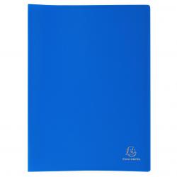 Cheap Stationery Supply of Exacompta A4 Display Book Soft Eco Polypropylene 40 Pocket Blue 74495EX Office Statationery