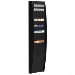 Cheap Stationery Supply of Fast Paper Document Control Panel/Literature Holder 1 x 25 Compartment A4 Black 75128PL Office Statationery