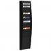 The Paperflow Wall Display Units are made for fast organization and document control. The black A4 compartments hold up to 25 pieces of paper, creating an efficient and sleek literature holder. This control panel is a must-have for any paper-heavy workspace.