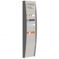 Cheap Stationery Supply of Fast Paper Document Control Panel/Literature Holder 1 x 25 Compartment A4 Grey 75135PL Office Statationery