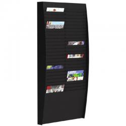Cheap Stationery Supply of Fast Paper Document Control Panel/Literature Holder 2 x 25 Compartment A4 Black 75142PL Office Statationery