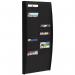 Fast Paper Document Control Panel/Literature Holder 2 x 25 Compartment A4 Black - FV22501 75142PL