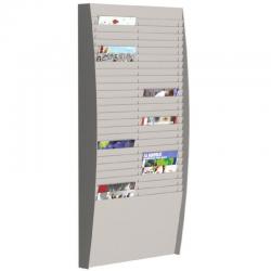 Cheap Stationery Supply of Fast Paper Document Control Panel/Literature Holder 2 x 25 Compartment A4 Grey 75149PL Office Statationery
