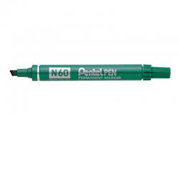 Cheap Stationery Supply of Pentel N60 Permanent Marker Chisel Tip 3.9-5.7mm Line Green (Pack 12) 76224PE Office Statationery