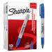 This image features a pack of Newell Brands Sharpie Permanent Markers in a vibrant blue color. The fine tip measures 0.9mm, creating precise, bold lines. The pack contains 12 markers, making it perfect for a variety of writing and drawing projects.