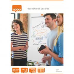 Cheap Stationery Supply of Nobo Flipchart Pad Squared A1 40 Sheets (Pack 5) 34631166 76980AC Office Statationery