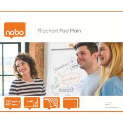 Cheap Stationery Supply of Nobo Table Top Flipchart Pad 580x480mm Plain 40 Sheets (Pack 5) 34631170 76987AC Office Statationery