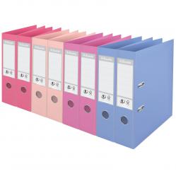Cheap Stationery Supply of Esselte No.1 Solea Lever Arch File Polypropylene A4 75mm Spine Width Assorted (Pack 10) 231040 77407AC Office Statationery