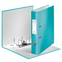 Cheap Stationery Supply of Leitz 180 WOW Lever Arch File Laminated Paper on Board A4 50mm Spine Width Ice Blue (Pack 10) 10060051 77526AC Office Statationery