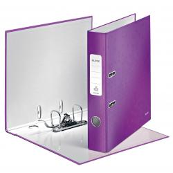Cheap Stationery Supply of Leitz 180 WOW Lever Arch File Laminated Paper on Board A4 50mm Spine Width Purple (Pack 10) 10060062 77533AC Office Statationery