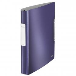 Cheap Stationery Supply of Leitz Active Style SoftClick Ring Binder Polypropylene 4 D-Ring A4 30mm Rings Blue (Pack 5) 42450069 77722AC Office Statationery