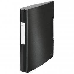 Cheap Stationery Supply of Leitz Active Style SoftClick Ring Binder Polypropylene 4 D-Ring A4 30mm Rings Black (Pack 5) 42450094 77729AC Office Statationery