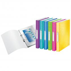 Cheap Stationery Supply of Leitz WOW Ring Binder Polypropylene 2 O-Ring A4 25mm Rings Assorted (Pack 12) 42570099 77764AC Office Statationery