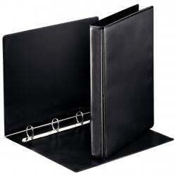 Cheap Stationery Supply of Esselte Essentials Presentation Ring Binder Polypropylene 4 D-Ring A4 25mm Rings Black (Pack 10) 49733 77897AC Office Statationery