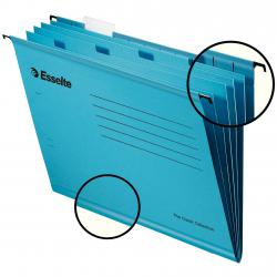 Cheap Stationery Supply of Esselte Pendaflex Foolscap Reinforced Suspension File Card V Base Blue (Pack 10) 93135 78730AC Office Statationery