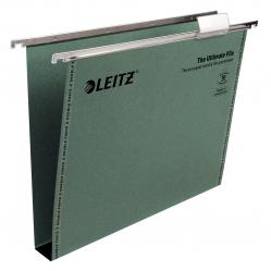Cheap Stationery Supply of Leitz Ultimate Clenched Bar A4 Suspension File Card 30mm Green (Pack 50) 17430055 78814AC Office Statationery