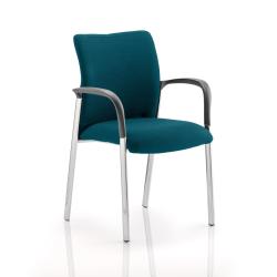 Cheap Stationery Supply of Academy Fully Bespoke Fabric Chair with Arms Maringa Teal 80354DY Office Statationery